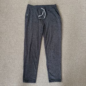 Vuori Jogger Pants Men’s Large Gray Heather DreamKnit Athletic Lounge Stretch
